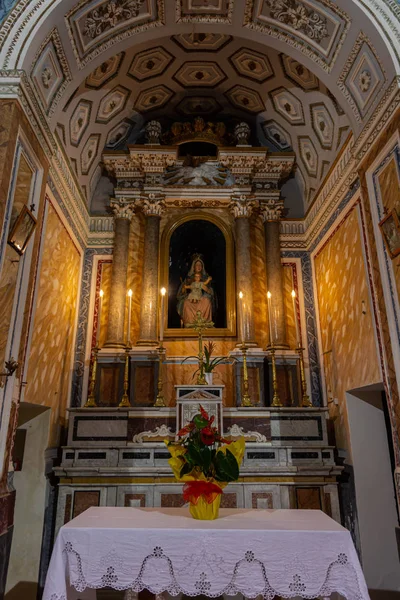Τίνο Καμπανία Εκκλησία Της Santa Maria Celestina Όμορφη Και Μικρή — Φωτογραφία Αρχείου