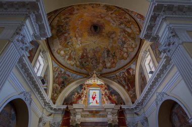Colli a Volturno, Isernia, Molise. Aziz Leonardo Kilisesi. Wiew