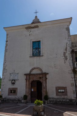 Colli a Volturno, Isernia, Molise. Aziz Leonardo Kilisesi. Wiew
