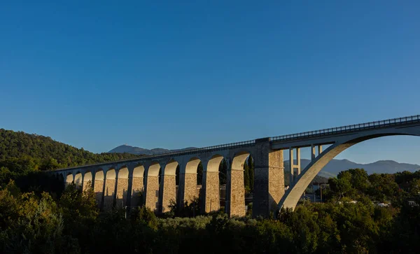 Isernia Molise Itália Ponte Ferroviária Santo Spirito Vista — Fotografia de Stock