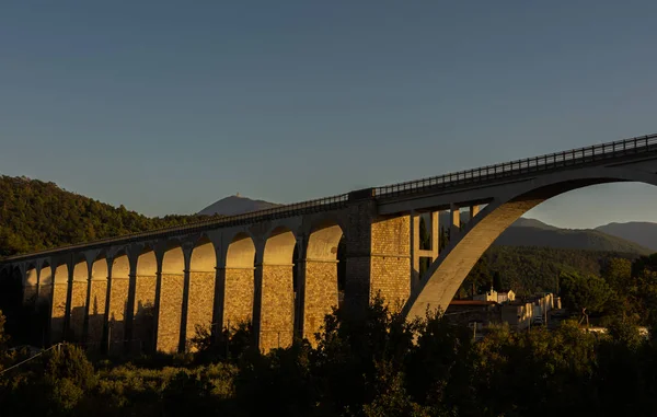 Isernia Molise Italy Santo Spirito Railway Bridge View — Stock Photo, Image