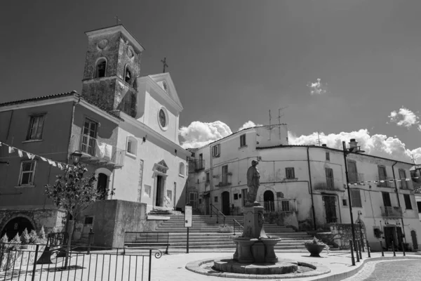 Fornelli Isernia Molise Igreja San Pietro Martire Vista — Fotografia de Stock