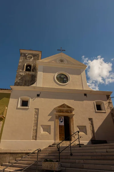 Fornelli Isernia Molise Kościół San Pietro Martire Widok — Zdjęcie stockowe