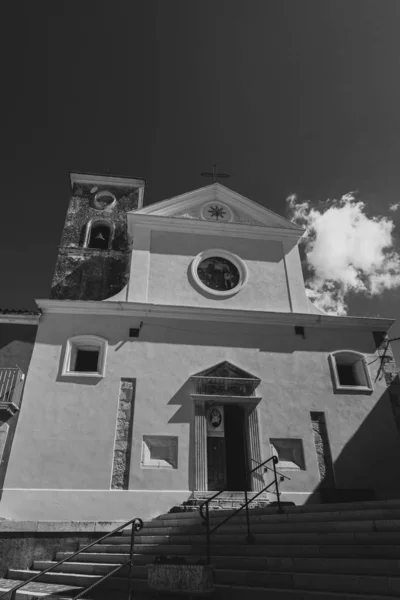 Fornelli Isernia Molise Igreja San Pietro Martire Vista — Fotografia de Stock