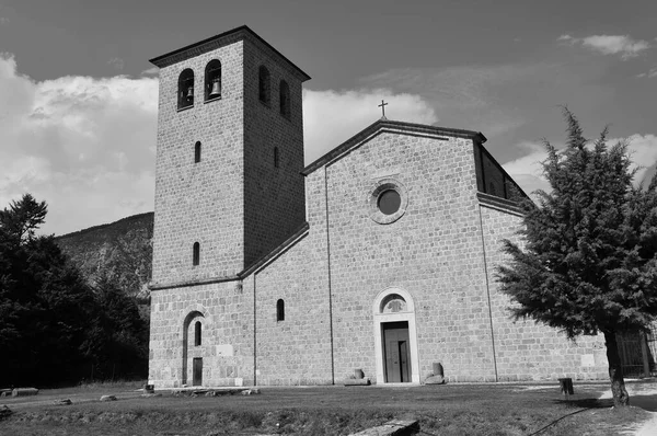 Rocchetta Volturno Isernia Molise Бенедиктинське Абатство Вінченцо Аль Вольтурно Історичне — стокове фото