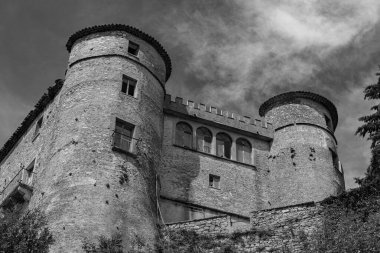 Carpinone, Molise, Isernia. Ortaçağ Şatosu.