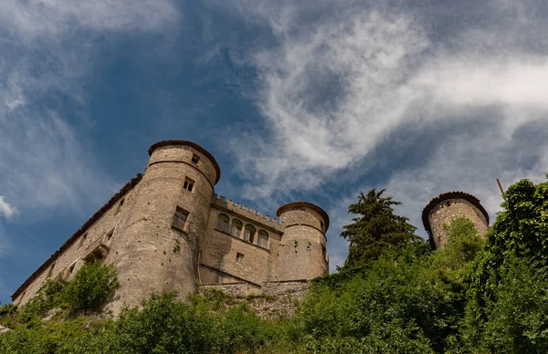 Carpinone Molise Isernia Die Mittelalterliche Burg — Stockfoto