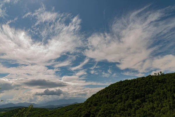 Molise Landschaft Vom Dorf Carpinone Aus Gesehen — Stockfoto