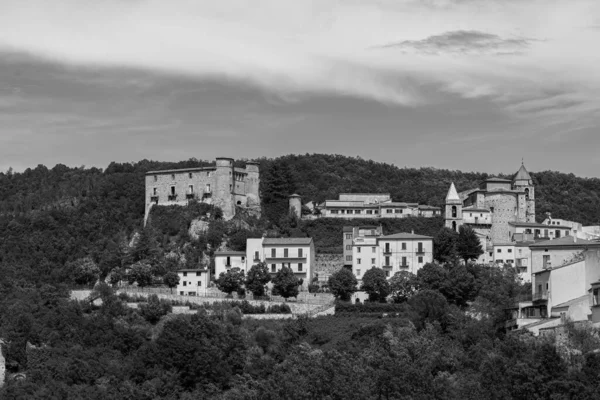 Carpinone Carpinone Una Ciudad Italiana 075 Habitantes Provincia Isernia Molise — Foto de Stock