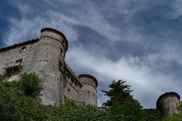 Carpinone Molise Isernia Średniowieczny Zamek — Zdjęcie stockowe