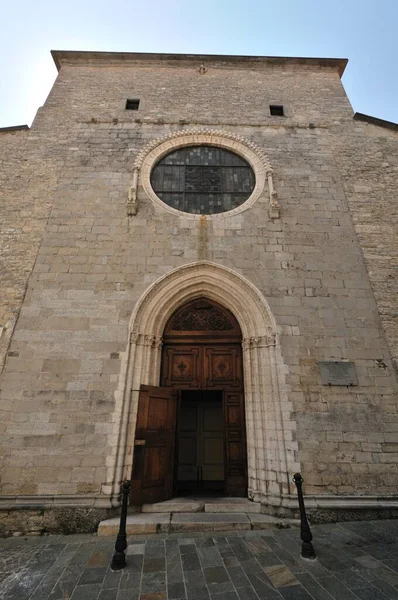 Agnone Isernia Molise Igreja San Francesco Considerado Monumento Nacional Que — Fotografia de Stock