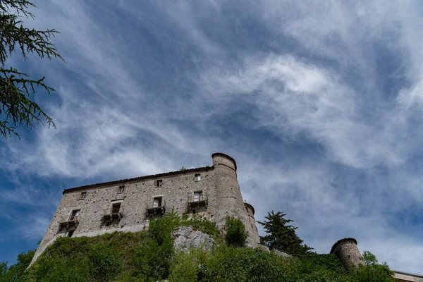 Carpinona Molise Isernia Castelo Medieval — Fotografia de Stock