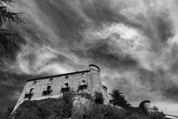 Carpinone Molise Isernia Středověký Hrad — Stock fotografie