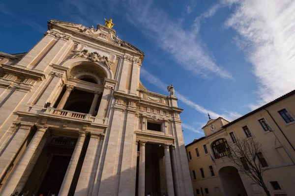 Asís Umbría Perugia Cruz Latina Basílica Santa Maria Degli Angeli — Foto de Stock