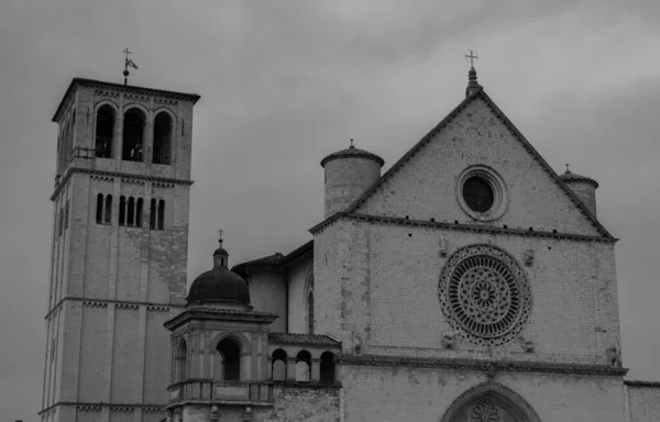 Asyż Umbria Perugia Bazylika San Francesco Górny Kościół Widok — Zdjęcie stockowe