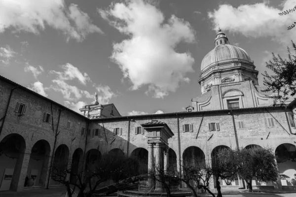 Asyż Umbria Perugia Bazylika Krzyża Łacińskiego Santa Maria Degli Angeli — Zdjęcie stockowe