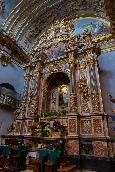 Asís Perugia Umbría Iglesia Santa Maria Sopra Minerva Vista Fachada —  Fotos de Stock