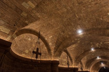 Assisi, Umbria, Perugia, San Francesco Bazilikası. Yukarı Kilise 'ye. Görünüm
