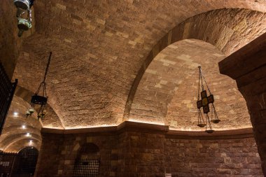 Assisi, Umbria, Perugia, San Francesco Bazilikası. Yukarı Kilise 'ye. Görünüm
