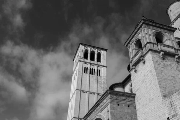 Asyż Umbria Perugia Bazylika San Francesco Górny Kościół Widok — Zdjęcie stockowe