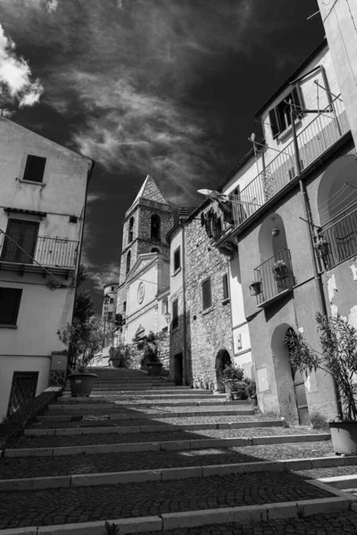 Καρπινόνε Carpinone Είναι Μια Ιταλική Πόλη 075 Κατοίκους Στην Επαρχία — Φωτογραφία Αρχείου