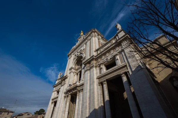 Asís Umbría Perugia Cruz Latina Basílica Santa Maria Degli Angeli — Foto de Stock