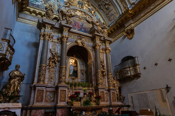 Assisi Perugia Umbrien Kyrkan Santa Maria Sopra Minerva Utsikt Över — Stockfoto