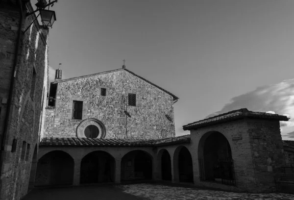 Asís Iglesia San Damián Iglesia San Damiano Lugar Donde Murió —  Fotos de Stock