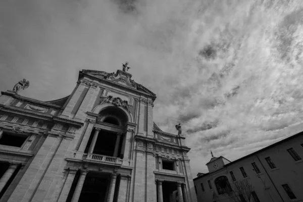 Assisi Umbria Perugia Croce Latina Basilica Santa Maria Degli Angeli — Foto Stock