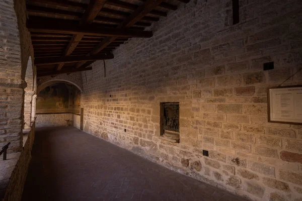 Assisi San Damiano Kilisesi San Damiano Kilisesi Clare Öldüğü Francis — Stok fotoğraf