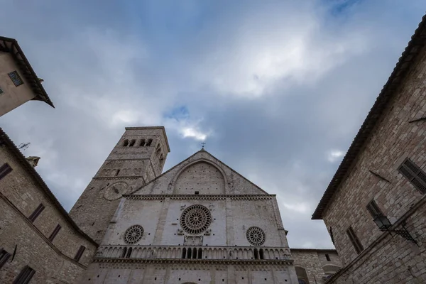 Assisi Vagyok San Rufino Katedrális — Stock Fotó