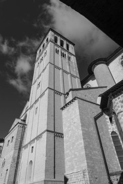 Assisi, Umbria, Perugia, San Francesco Bazilikası. Yukarı Kilise 'ye. Görünüm