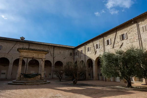 Asís Umbría Perugia Cruz Latina Basílica Santa Maria Degli Angeli — Foto de Stock