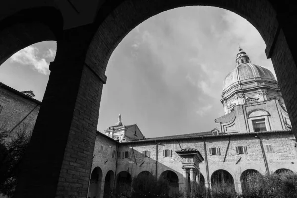 Assis Umbria Perugia Cruz Latina Basílica Santa Maria Degli Angeli — Fotografia de Stock