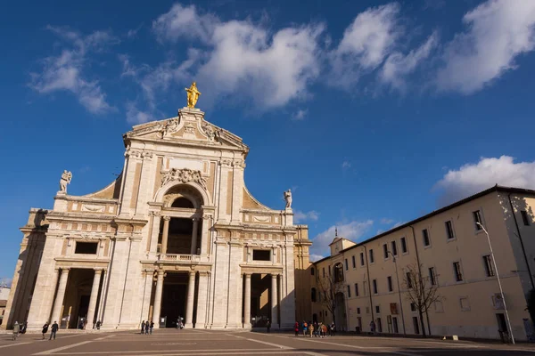 Asís Umbría Perugia Cruz Latina Basílica Santa Maria Degli Angeli — Foto de Stock