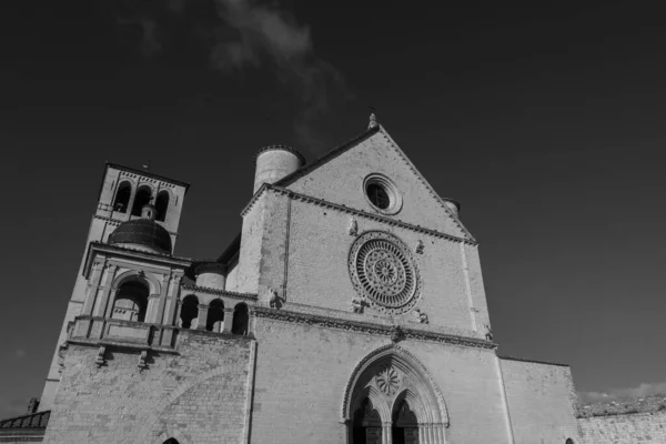 Assis Úmbria Perugia Basílica São Francisco Igreja Superior Vista — Fotografia de Stock