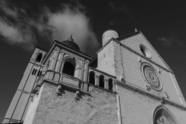 Assis Úmbria Perugia Basílica São Francisco Igreja Superior Vista — Fotografia de Stock