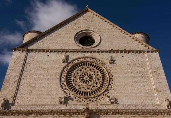 Assisi Umbria Perugia San Francesco Bazilikası Yukarı Kilise Görünüm — Stok fotoğraf