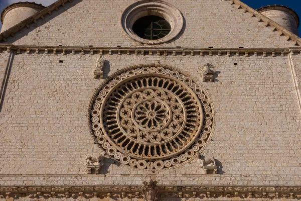 Assise Ombrie Pérouse Basilique San Francesco Église Supérieure Vue — Photo