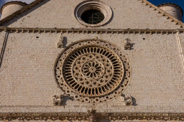 Assisi Umbria Perugia San Francesco Bazilikası Yukarı Kilise Görünüm — Stok fotoğraf