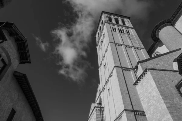 Assisi Umbria Perugia San Francesco Bazilikası Yukarı Kilise Görünüm — Stok fotoğraf