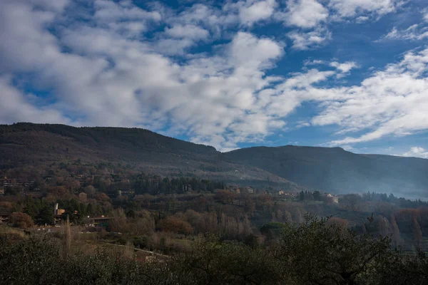 Asís Espectacular Panorama Invierno — Foto de Stock