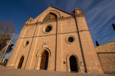 Assisi, Rivotorto, Perugia, Umbria. Sığınak. Ana cephe görüntüsü.