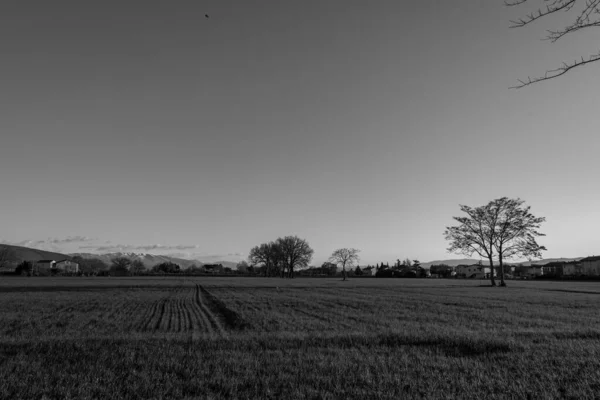 Assisi Spektakuläres Winter Panorama — Stockfoto