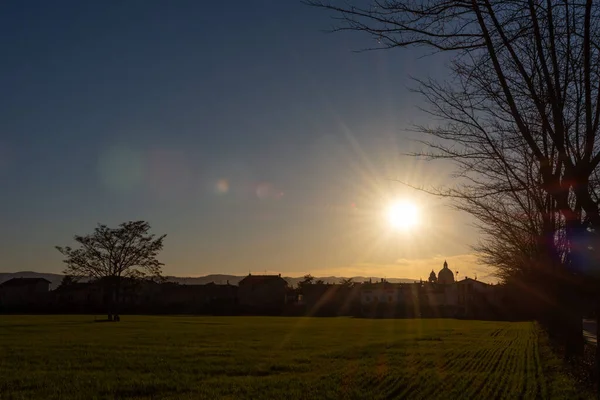 Assisi Vagyok Látványos Téli Panoráma — Stock Fotó