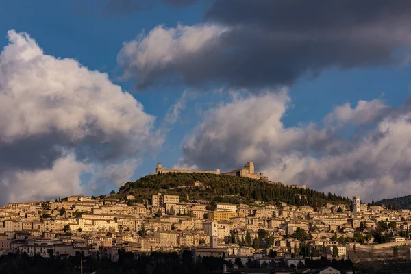 Assisi Perugia Umbria Nefes Kesici Bir Manzara — Stok fotoğraf