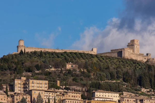 Assisi Perugia Och Umbrien Fantastisk Vidunderlig Utsikt — Stockfoto