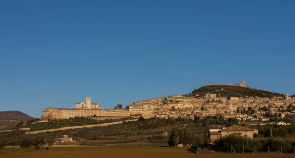 Asís Perugia Umbría Impresionante Vista Impresionante —  Fotos de Stock