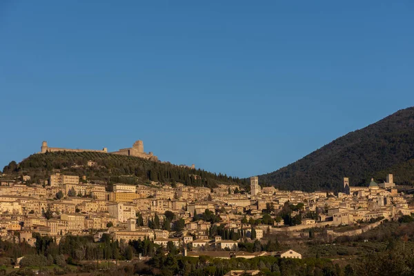 Asyż Perugia Umbria Oszałamiający Widok — Zdjęcie stockowe