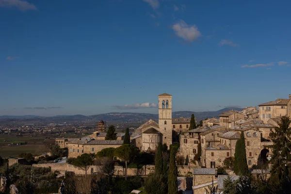 Asyż Perugia Umbria Oszałamiający Widok — Zdjęcie stockowe